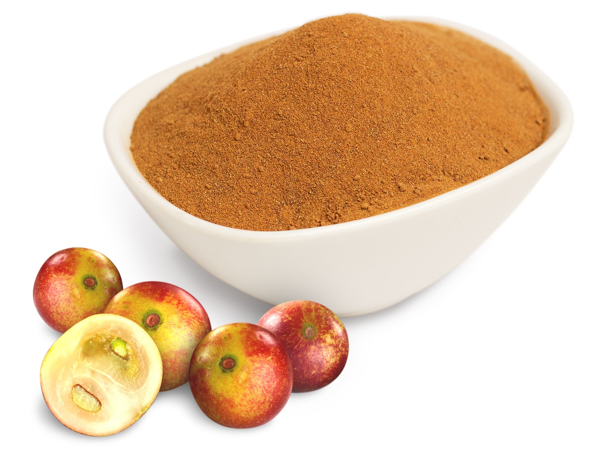 camu camu powder bowl with fruit 1