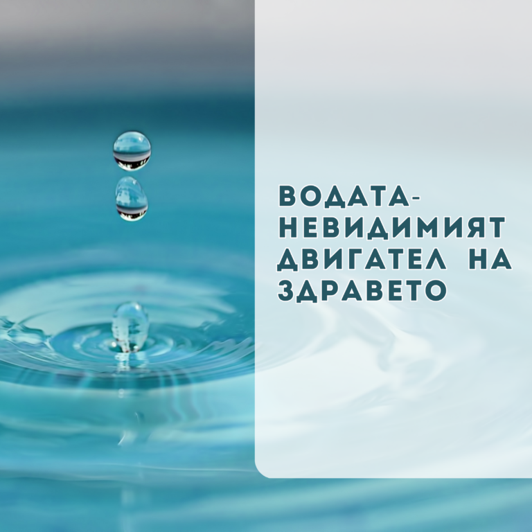 Водата – невидимият двигател на здравето